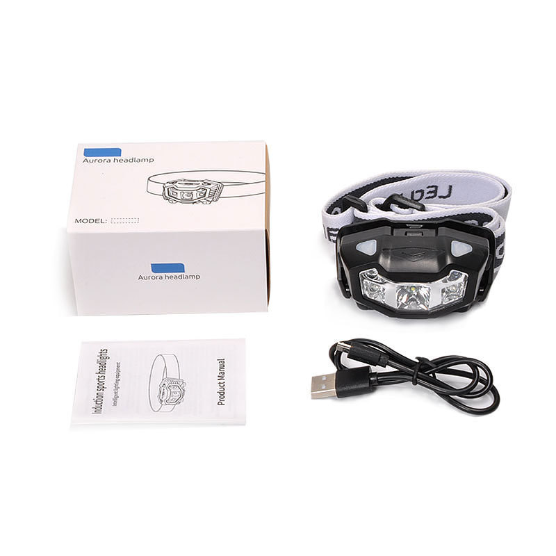新型アウトドアスポーツヘッドライトLED高亮充電可能ヘッドライトヘッドランプアウトドアヘッドは強い光の懐中電灯をつけて防水します。|undefined