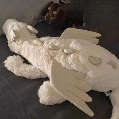 Oyuncaq yastıqlar — Gift - snow-dragon-70cm-complete-with-three-standards-ready-stock-wholesale