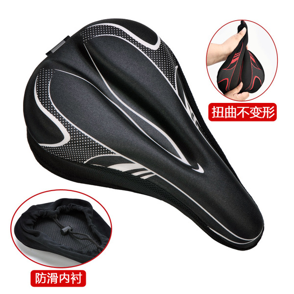 Mountain Bike Seat Cushion, Super Soft Seat Cover, Road Bike Universal Sponge Thickeneded Seat Cushion Cover, Soft Bicycle Accessories
