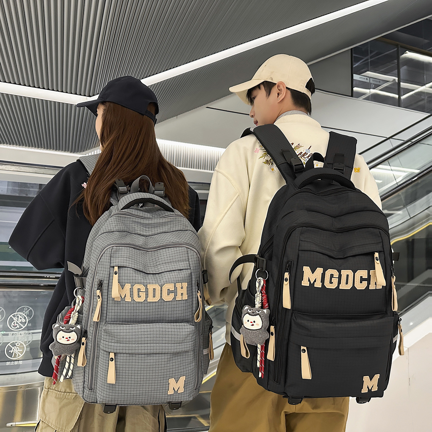 2026 New Model School Bag for Boys, Large Capacity for Middle School and High School Students, Weight-Reducing Spine-Protecting Air-Cushioned Backpack
