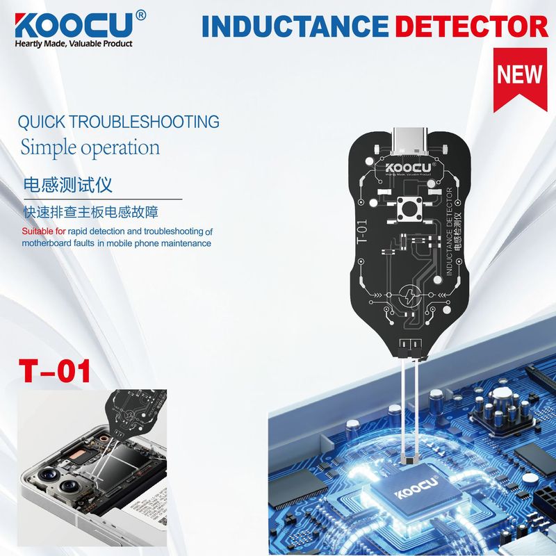 KOOCU电感测试仪高精度维修手机主板线路感应故障点排查电磁感应|undefined