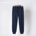 Blue pants red label