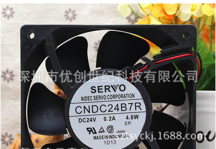 原装伺服SERVO CNDC24B7R 24V 4.8W 0.20A 12038 耐用变频器风扇