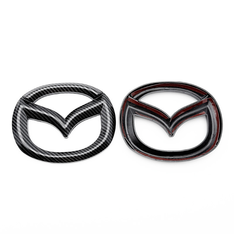 Suitable for Mazda 3 Angkesela Atez Cx4 Cx30 Cx-5 Black Warrior Front and Rear Logo Cover Stickers