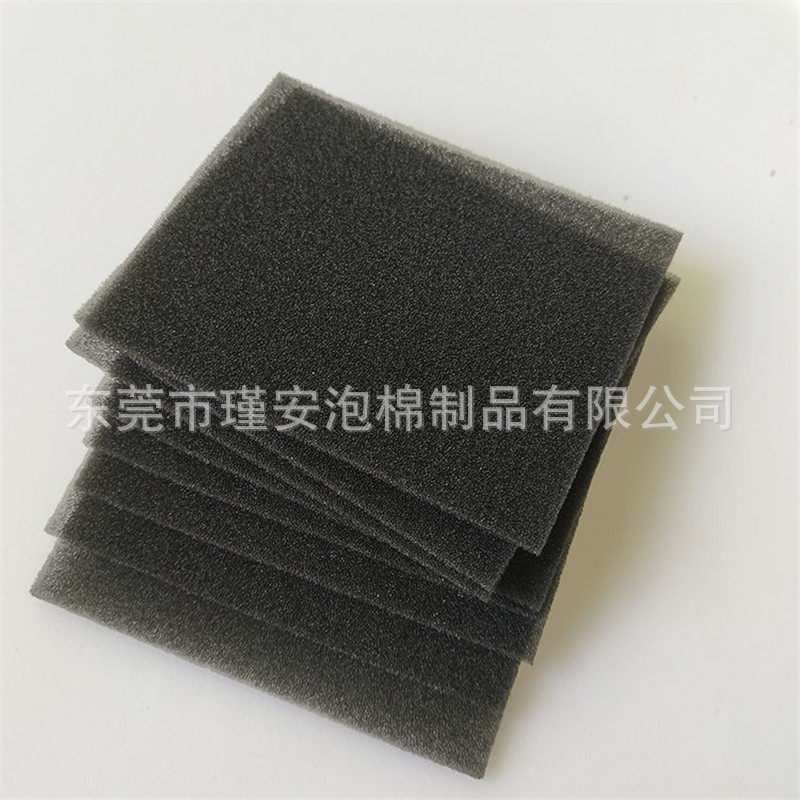 供应25ppi防尘网过滤海绵 河水过滤初效过滤绵 黑白色过滤棉片材