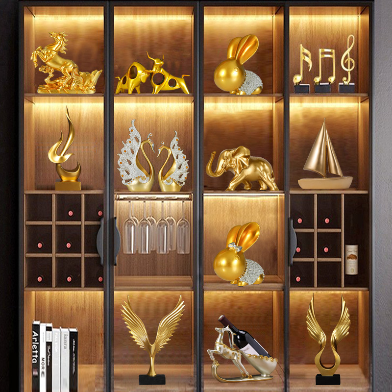 Light Luxury Angel Wings Ornaments Creative Home Modern Living Room Tv Cabinet Wine Cabinet Decoration Small Crafts E18