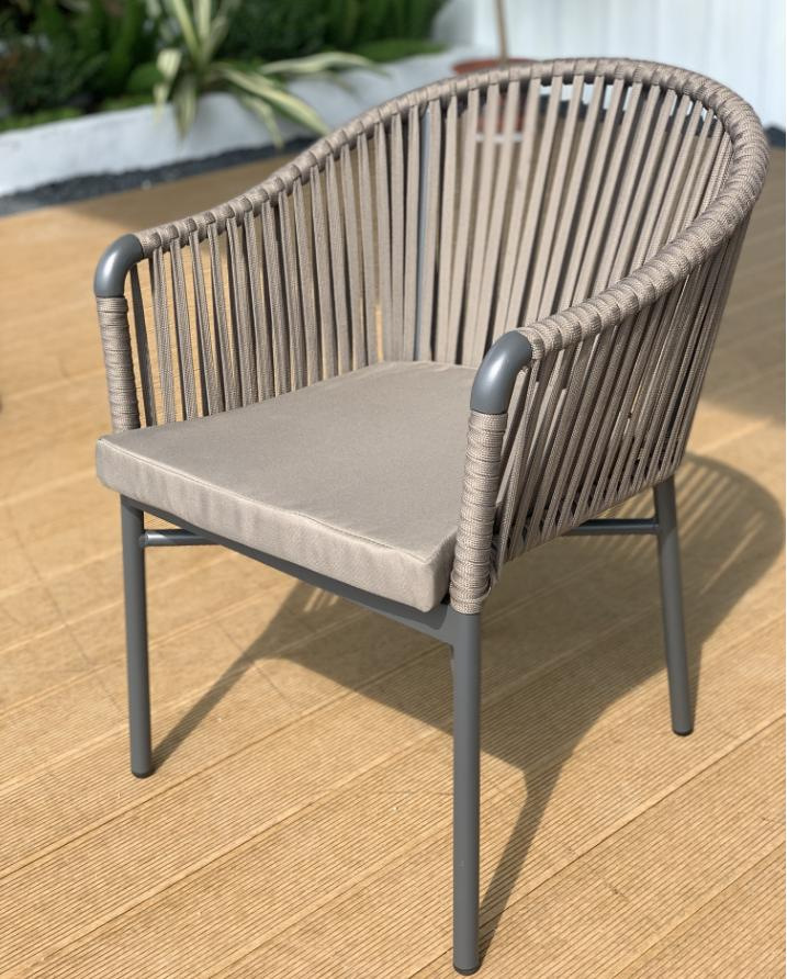 Mesa y silla al aire libre combinación patio ocio silla de caña comedor terraza silla al aire libre silla de cafeteria jardín silla de caña