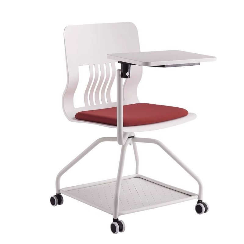 Training chair with writing panels to fold a conference chair with…