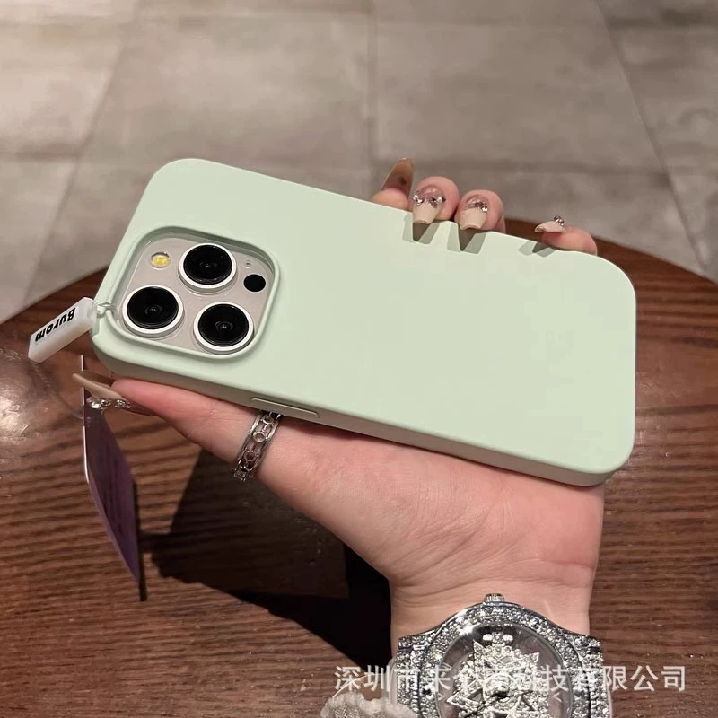Apple, совместимый ультратонкий чехол для телефона, iPhone 15, силиконовый защитный чехол, iphone, 15promax