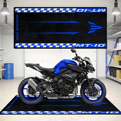 Avtomobil döşəmə paspasları — Amazon Harley motorcycle mat, wear-resistant - color-808temumoto-9-40120cmcrystal-velvet-with-dot-plastic-backing