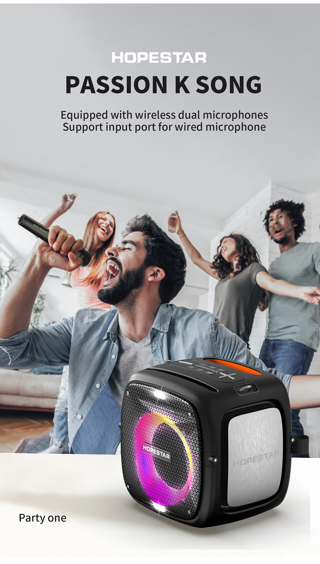 HOPESTAR Party one High Power 80W Portable Bluetooth Speakers