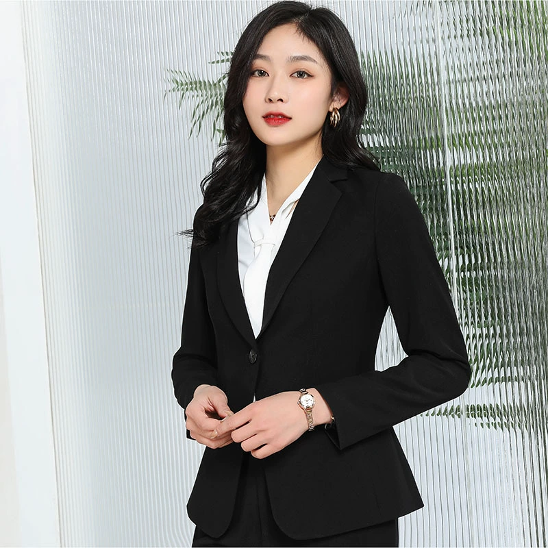 Комплект, рукав длинный, классический костюм-пиджак для работы, slim fit