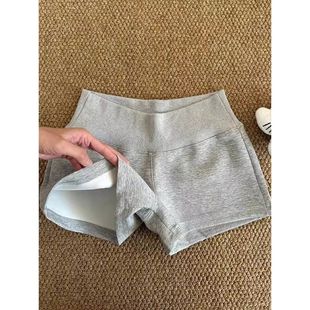 Cross-Border Supply Wholesale Gray American Hot Girl Sports Shorts Women's Summer New Simple Slimming Hot Pants