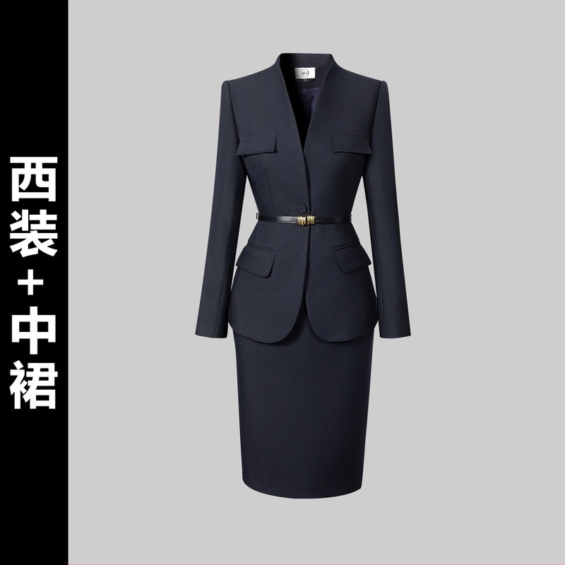 高级感西装套装女2025新款气质干练时尚洋气重要场合职业通勤正装|undefined