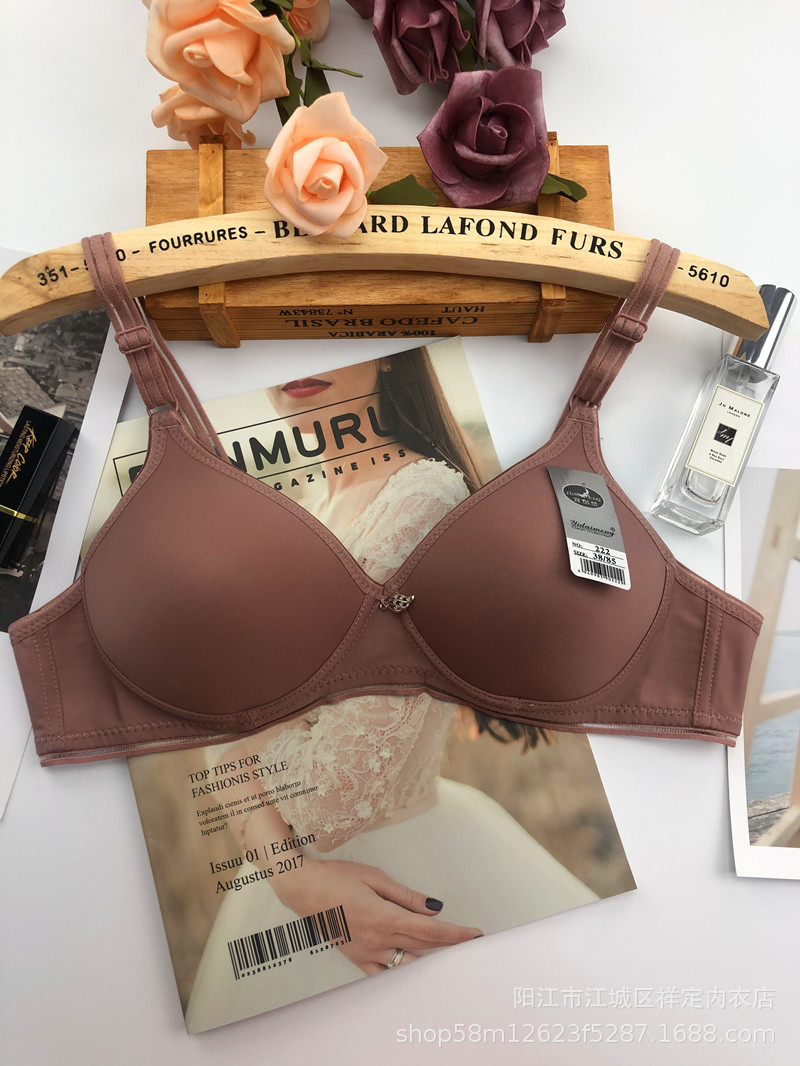 Breathable thin soft comfortable wireless bra