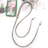 Silver chain on chain, phone case, shoulder bag, acrylic straps, accessory