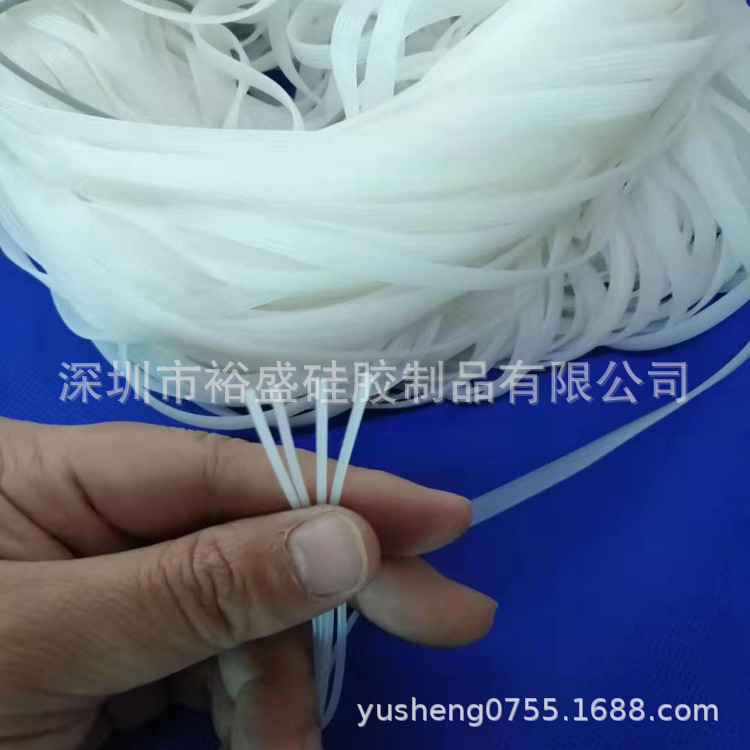 透明硅胶圆条线径2.5mm现货硅胶防水密封条实心圆条可裁切