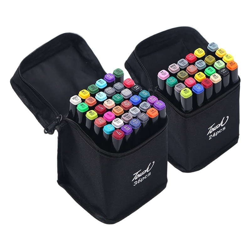 Factory wholesale children's drawing pen 48 color marker pen set color 80/24 color double head color pen marker pen batch