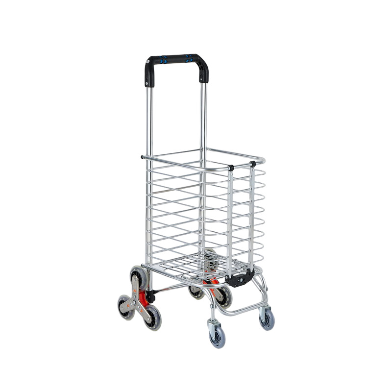 Carrito de Compras Plegable de Aleación de Aluminio Portátil Móvil para Hogar image 12