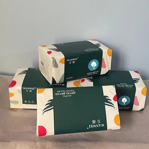 Chunnan high-end tissue paper large pack facial tissue home napkin large size affordable tissue paper box full box large size paper tissue