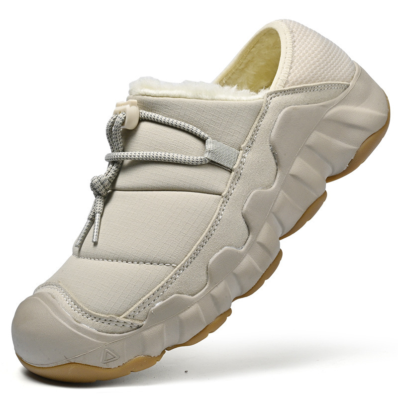 Plus Size 45 Fashionable High-Quality One-Leg Outdoor Non-Slip Hiking Shoes Plus Cotton to Keep Warm and Comfortable Men's Sports Shoes Waterproof Cloth