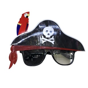 Factory Ghost Festival Halloween April Fool's Day Toys Funny Glasses Parrot Pirate Hat Party Makeup Costume Road