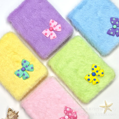 A7かわいいキャンディー色の蝶のぬいぐるみのポケットノート携帯ミニ学生高颜値携帯ノート