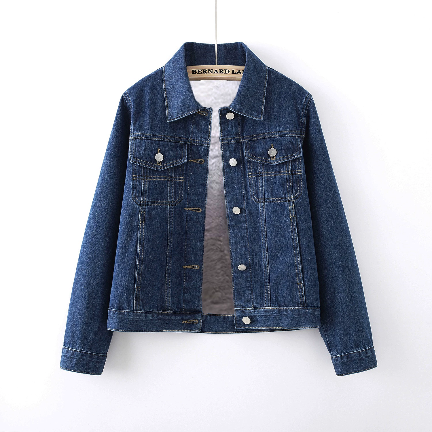 Осенний джинсовый жакет, кардиган, ретро с длинными рукавами, оверсайз