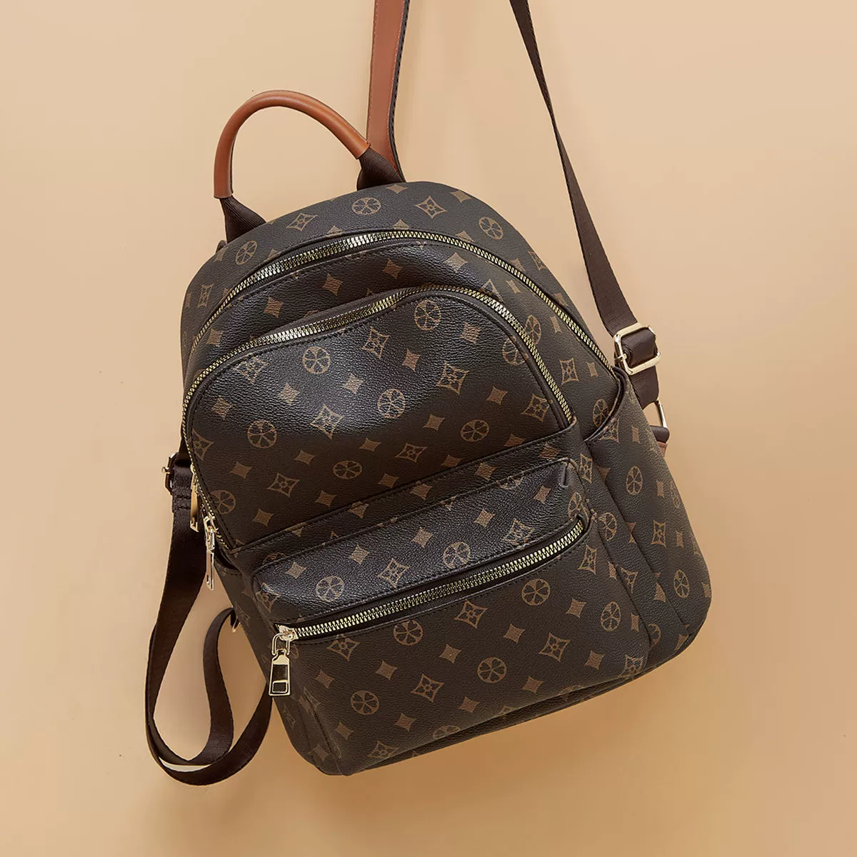 Маленький рюкзак Golden Fox, новинка 2025 года, женский повседневный рюкзак для поездок на работу, легкий модный легкий рюкзак для дальнозоркости большого бренда