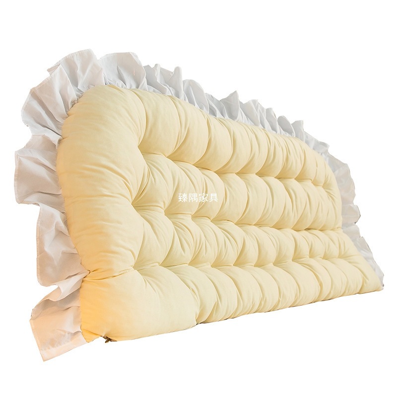 Tatami coreano gran respaldo almohada de cabecera almohada de paquete suave almohada de cama para niños dormitorio de lectura almohada de cintura almohada de cabecera protector de cintura