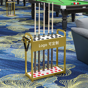 Billiard Pole Rack Floor-standing Porous Pole Rack Multi-layer Solid Wood Multifunctional Rack Pole Storage Rack Fish Rack Golf
