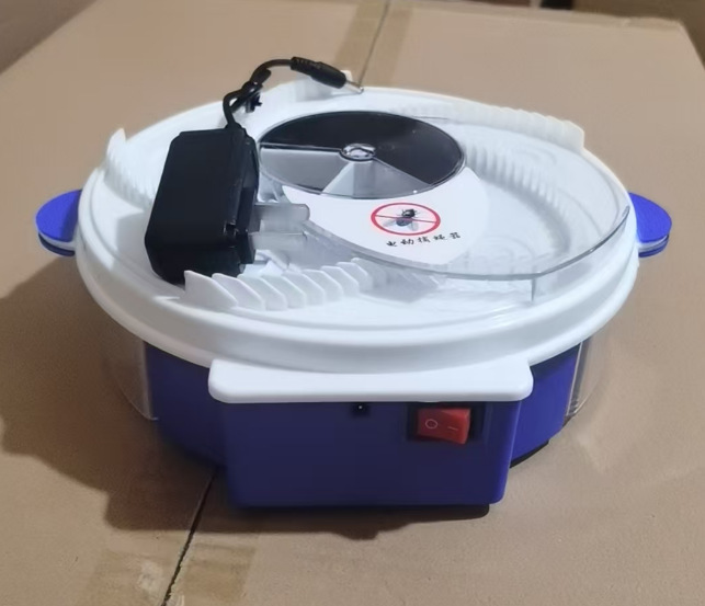 Máquina eléctrica para atrapar moscas para el hogar, restaurante, totalmente automática, giratoria, para madres y bebés, silenciosa, dropshipping, jaula para moscas, mata moscas