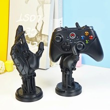3D打印机械手游戏手柄支架赛博朋克摆件桌面PS45 Xbox switch机架