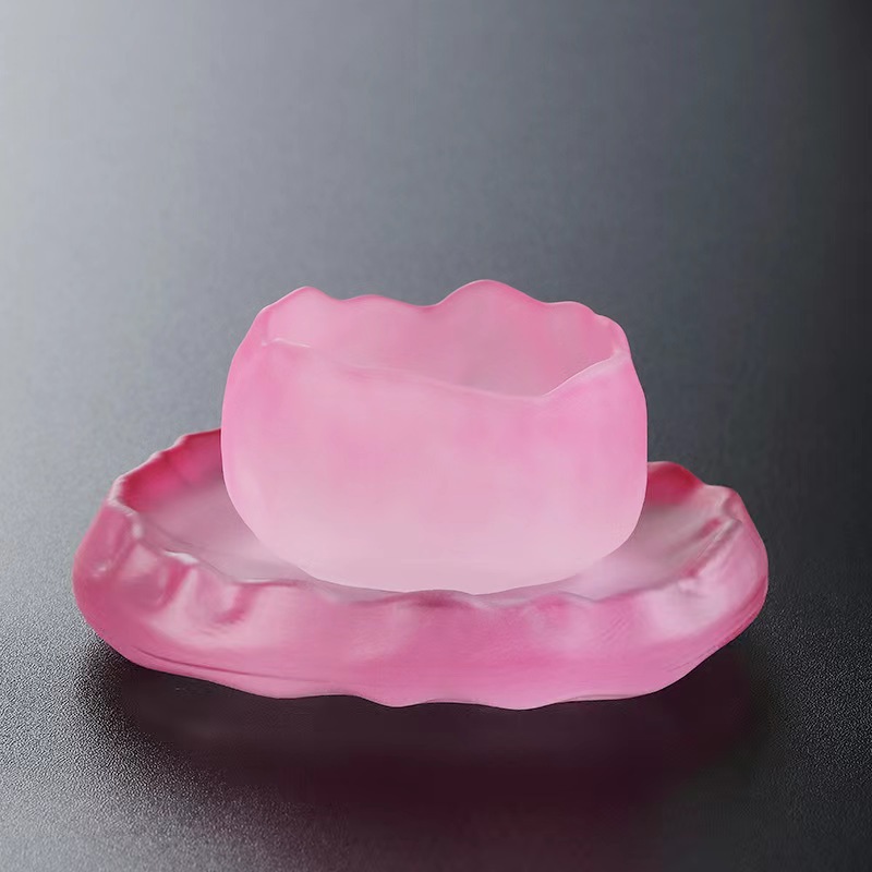 Taza de té pequeña del Dragon Boat Festival, taza de vidrio cocido congelado, taza de sake, taza de maestro exquisita para damas, taza de té de vidrio, taza de té al por mayor