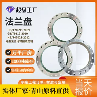 国标碳钢平焊法兰片大口径不锈钢法兰盲板高压对焊法兰盘批发定制