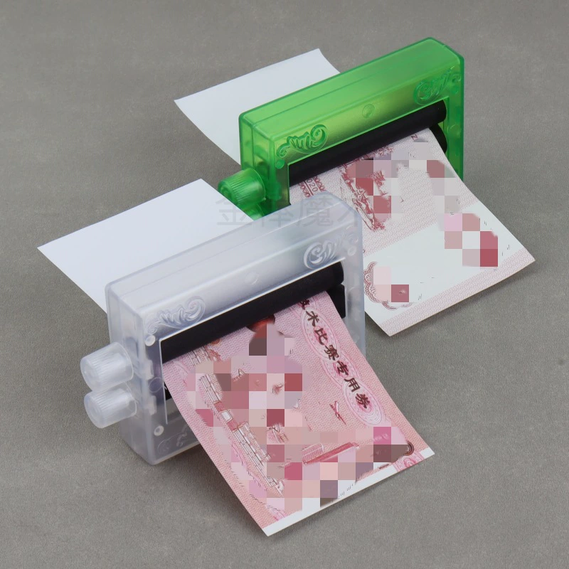 Money Printing Magic Prop, Mini Handheld Bill Copier, Transparent, 11.5×7.2×2.4 cm