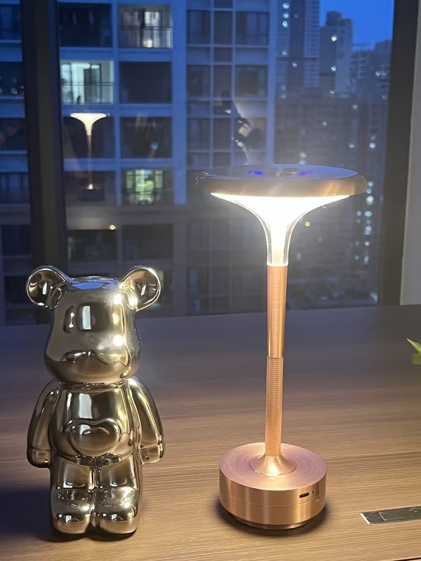 クロスボーダー I 字型テーブルランプタッチ雰囲気ランプ充電式ナイトライトカフェ Xiaohongshu インターネット有名人レトロ LED ランプ|undefined