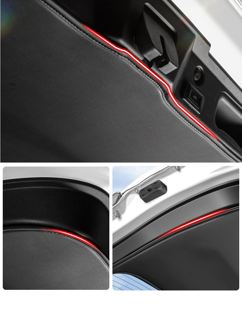 Suitable for Modern Kustu Trunk Protective Pad Car Interior Modification Parts Tailgate Anti-Kick Pad Rear Trunk Protection