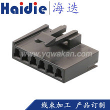 12092254 黑色连接器6孔汽车插件 线束插头