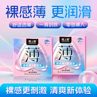 Heshe Heino Jelly Thin 2 Condoms Adult Sex Products 2 Condoms Batch
