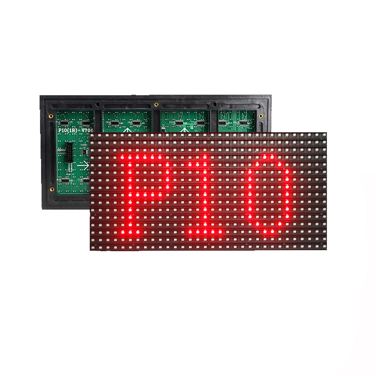 Pantalla LED para puerta, tira publicitaria, pantalla electrónica roja individual para exteriores, pantalla móvil con cambio de texto y desplazamiento para publicidad.