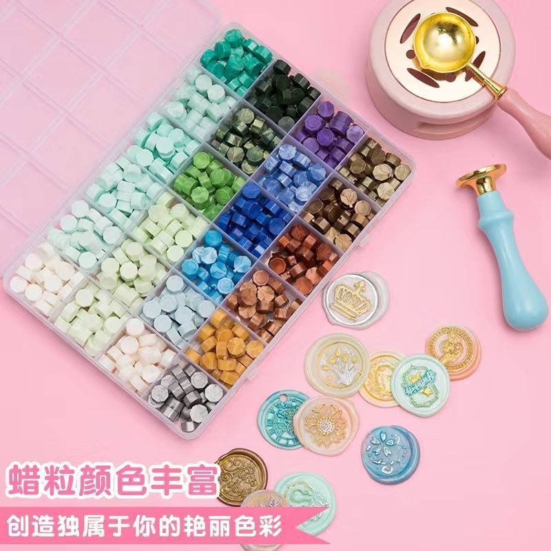 Fire paint seal set student version girl toy diy handmade full set of tools fire paint wax particle melting furnace complete set