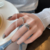 Tide, fashionable line small design ring, simple and elegant design, internet celebrity, on index finger