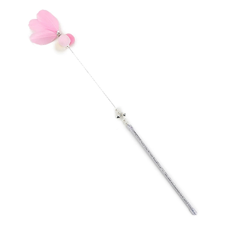 Fairy teasing cat stick bell