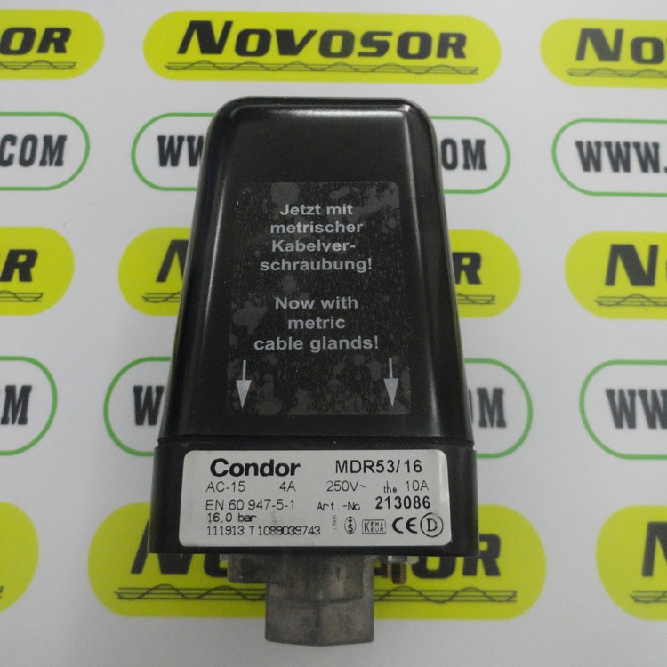 MDR53/16 213086  CONDOR   压力开关