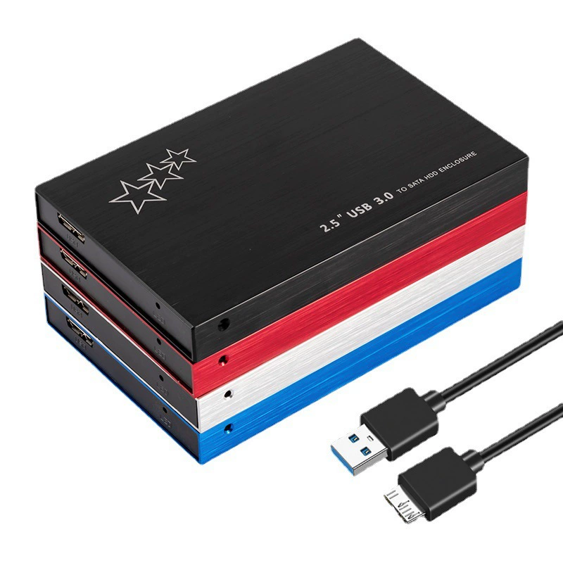 2,5-дюймовый высокоскоростной мобильный жесткий диск USB3.0 - SATA, алюминиевый корпус, жесткий диск, поддержка 4 ТБ, прямые продажи с завода