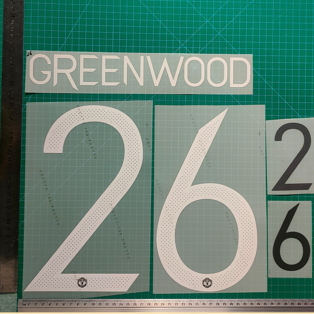 号码字母greenwood球衣烫画