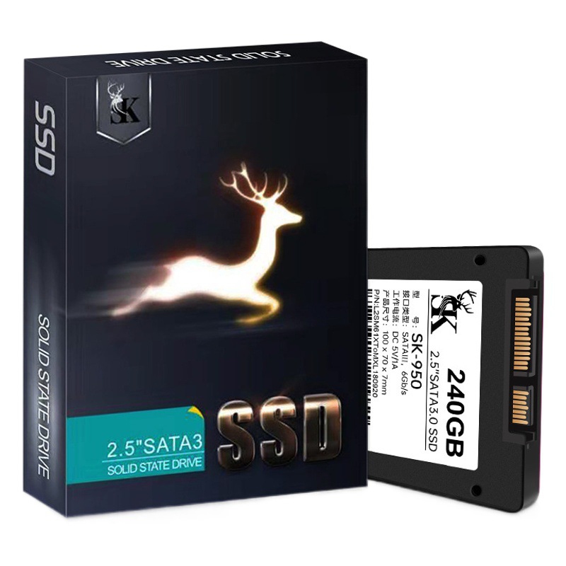 Venta directa de fábrica, unidad de estado sólido SSD de 1 TB y 2,5 pulgadas para computadora portátil y de escritorio, almacenamiento SATA3.0, suministro exclusivo transfronterizo