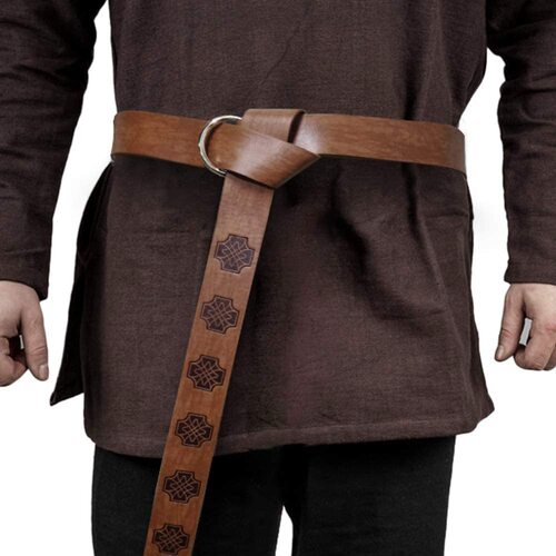Cross-border Bestselling Medieval Celtic Knot Embossed Belt Knight Ring Belt COSPLAY Stage Prop