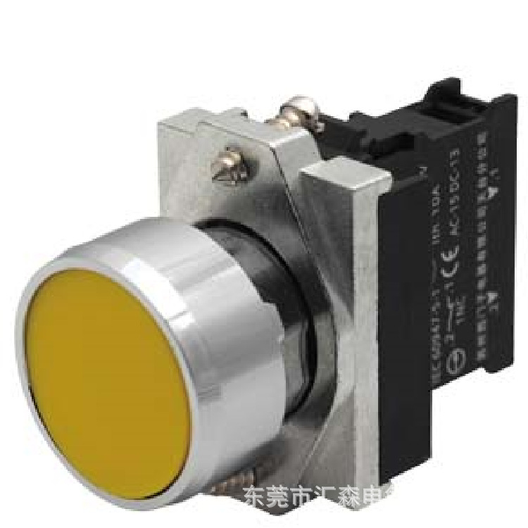 西门子平头按钮3SB6160-0AB20-1CA0